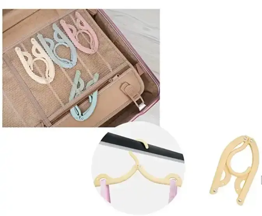 Travel-Friendly Folding Hanger 4pcs