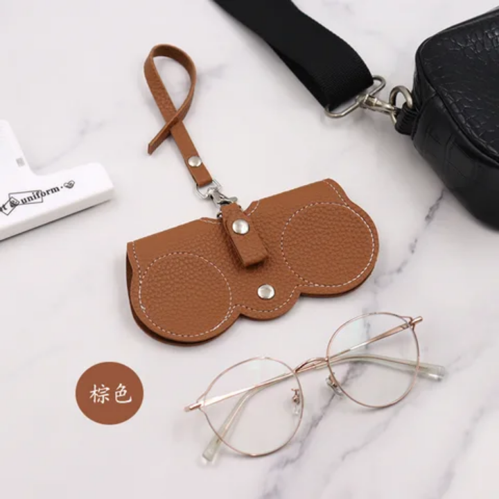 PU leather Portable Sunglass case