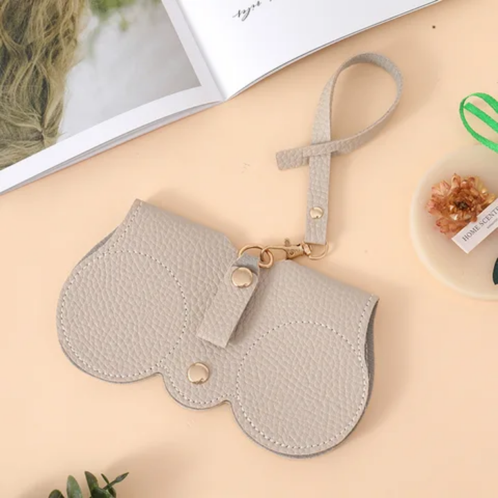 PU leather Portable Sunglass case
