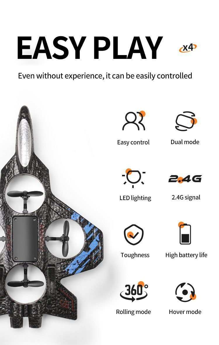 Remote Controlled Combat Fighter Aircraft