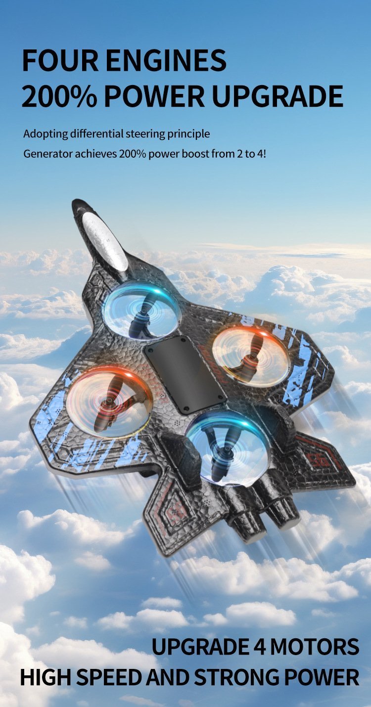 Remote Controlled Combat Fighter Aircraft