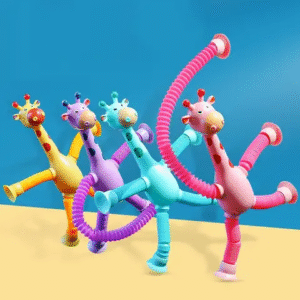 Suction Cup Giraffe – স্ট্রেচি ও ফ্লেক্সিবল জিরাফ খেলনা